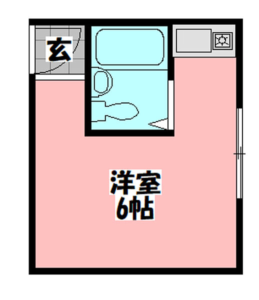 栄町マンション ｜大阪府門真市栄町(賃貸マンション1R・3階・13.00㎡)の写真 その2