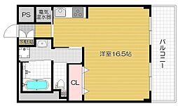 サンリスタ守口 ワンルームの間取図画像