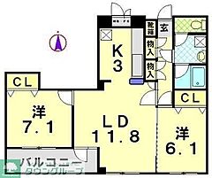 物件の間取り