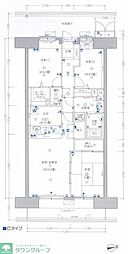 白井ロジュマン 3LDKの間取図画像