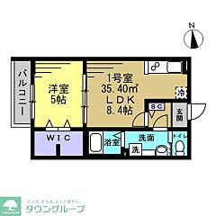 物件の間取り