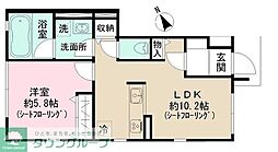 エテルナヤヨイ 1LDKの間取図画像