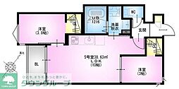 REGALEST 柏Annex 2LDKの間取図画像