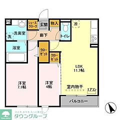 物件の間取り