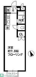 ディアコート松戸中央2 ワンルームの間取図画像