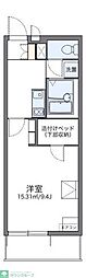 レオパレスSHOTARO 1Kの間取図画像