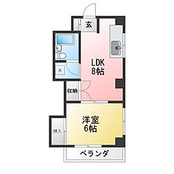 間取図画像 1LDK