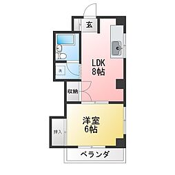 間取図画像 1LDK
