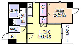 J-PLACE東町 604 ｜ 福岡県久留米市東町（賃貸マンション1LDK・6階・38.13㎡） その2