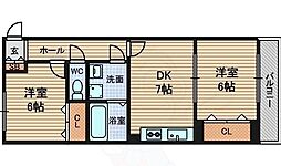 間取図画像 2DK