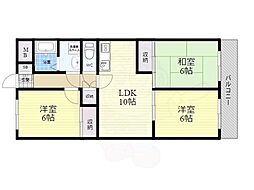 イマキタハイツ29 3LDKの間取図画像