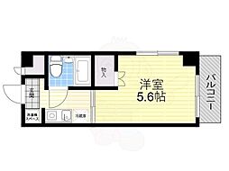Kビル 1Kの間取図画像