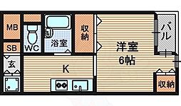 シエテ野間 3階/306