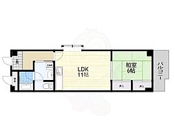 アメニティハイム 1LDKの間取図画像