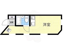 グローバル塚口 ワンルームの間取図画像