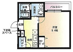 フジパレス尼崎ガーデン 1Kの間取図画像