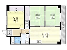 セントラルイレブン  ｜ 兵庫県尼崎市東園田町５丁目（賃貸マンション3LDK・5階・65.86㎡） その2