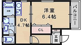 メゾン・アンソレイユ  ｜ 兵庫県尼崎市南塚口町８丁目（賃貸アパート1DK・2階・27.23㎡） その2