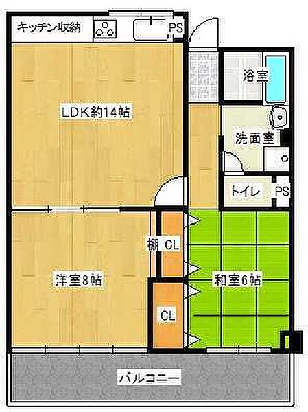 間取りを拡大表示