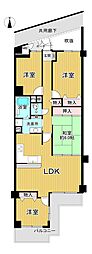 ローレルコート学園前D棟 4LDKの間取図画像