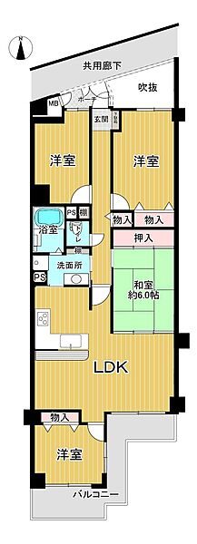 間取りを拡大表示