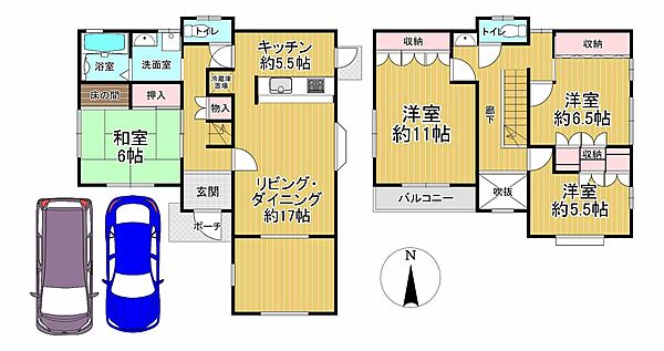 間取りを拡大表示