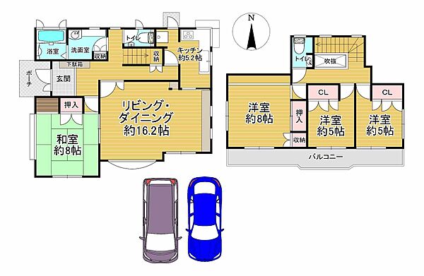 間取りを拡大表示