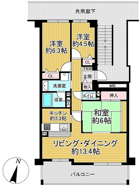 間取りを拡大表示