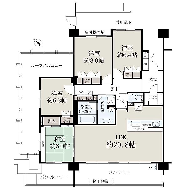 間取りを拡大表示