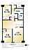 間取り：2LDK、価格2150万円、専有面積56m2、バルコニー面積7.6m2 