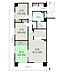 間取り：3LDK、価格1400万円、専有面積78m2、バルコニー面積21.75m2 
