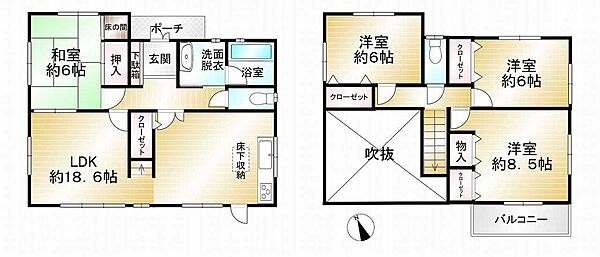 間取りを拡大表示