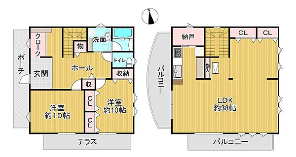間取りを拡大表示