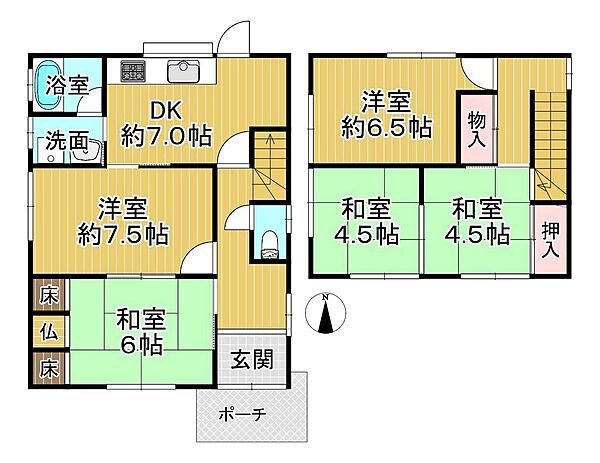 間取りを拡大表示