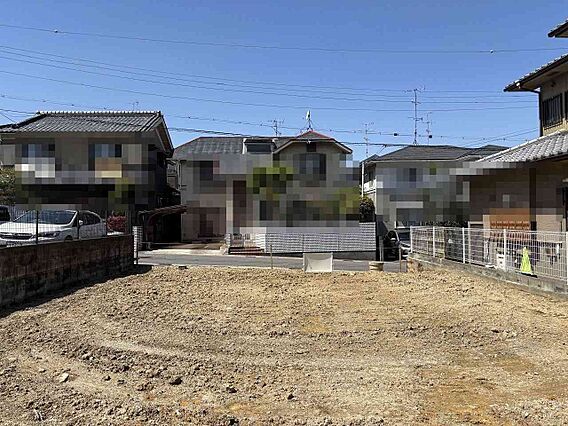 敷地内から撮影