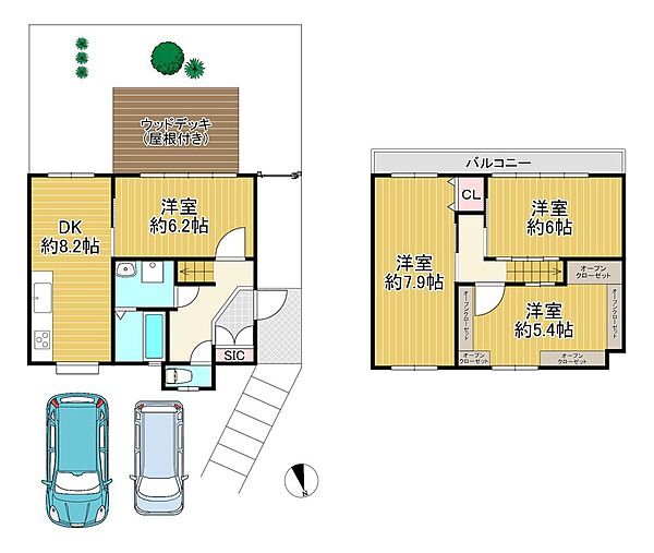 間取りを拡大表示