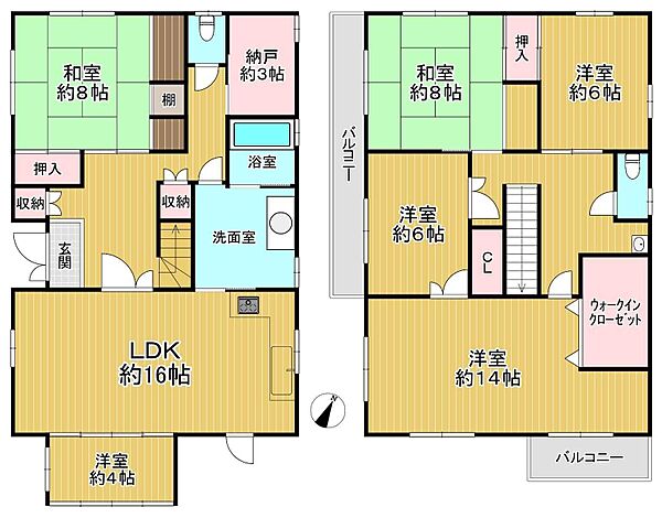 間取りを拡大表示