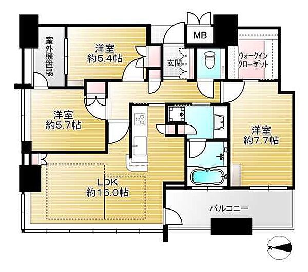 間取りを拡大表示