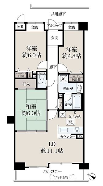 間取りを拡大表示