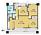 間取り：3LDK、価格3090万円、専有面積65.43m2、バルコニー面積18.28m2