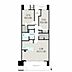間取り：2LDK、価格4680万円、専有面積68.82m2、バルコニー面積10m2