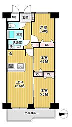 間取図画像 3LDK