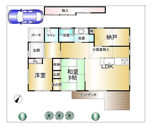間取りを拡大表示