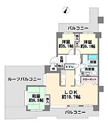 間取図画像 3LDK