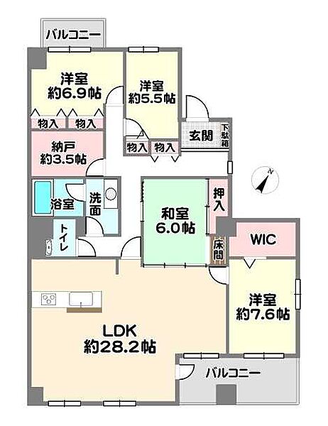 間取りを拡大表示