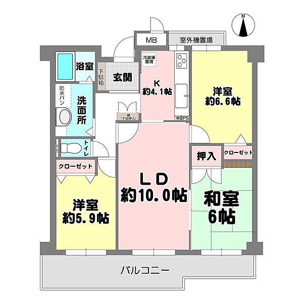 間取りを拡大表示