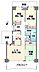 間取り：3LDK、価格1480万円、専有面積72.8m2、バルコニー面積12.77m2 