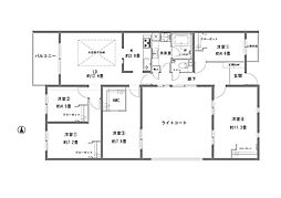 エクセル国立グレイスコート 5LDKの間取図画像