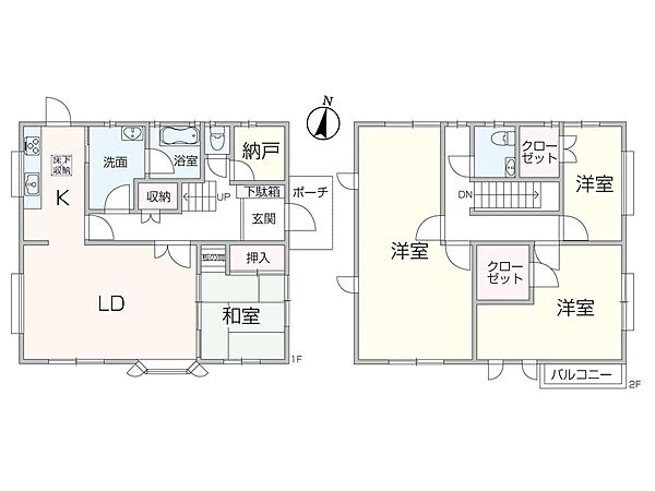 間取りを拡大表示