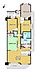 間取り：4LDK、価格2680万円、専有面積87.22m2、バルコニー面積18.94m2 4LDK角部屋住戸